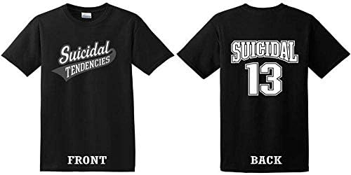Suicidal Tendencies Official FlipSkull T-Shirt + Sticker Black